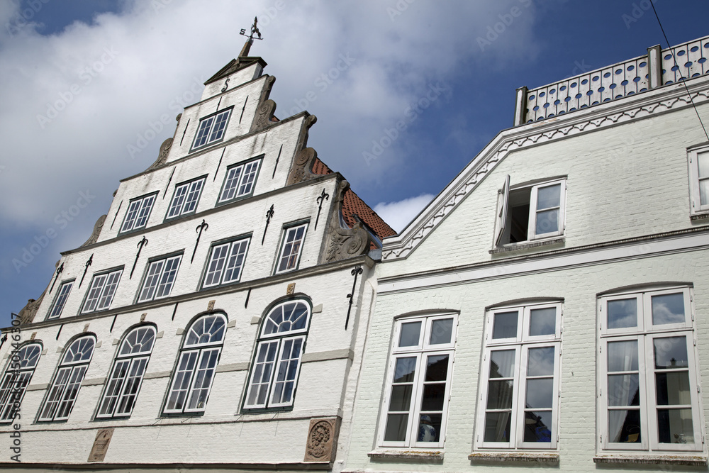 Fototapeta premium Giebel in Friedrichstadt,Schleswig-Holstein,Deutschland