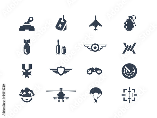 Military and war icons