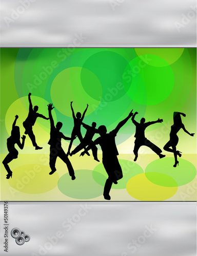Party people vector background