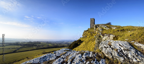 Brentor Church on Dartmoor in Devon photo