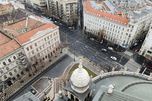 Photography La vue depuis La basilique Saint-Etienne à Budapest
