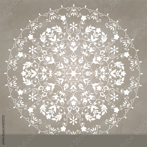 Lircle lace. Vintage pattern