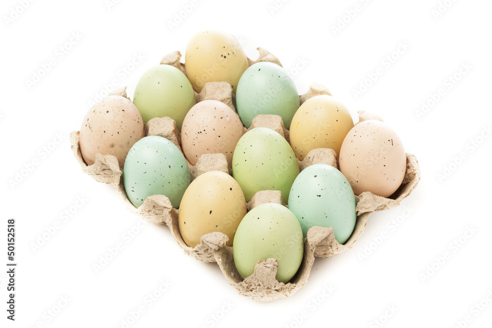 Colored Dyed Easter Eggs