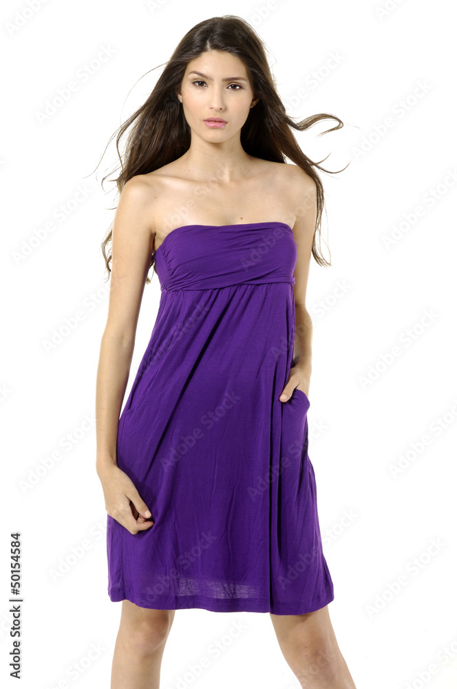 portrait of a beautiful brunette isolated on white portrait of a beautiful brunette isolated on white