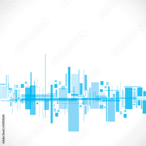 abstract city stock vector
