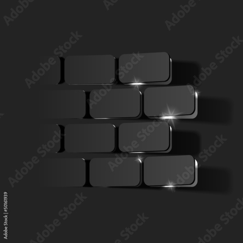 brickwork in the form of stickers