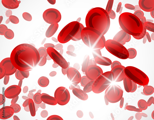 background with red blood cells