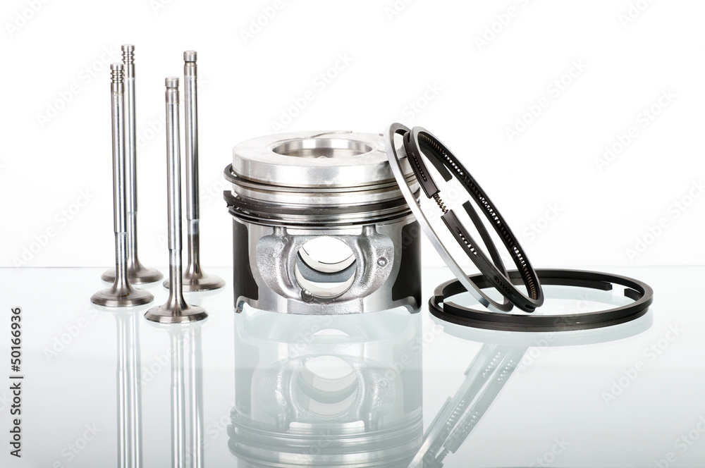 Pistons isolated on white Pistons isolated on white