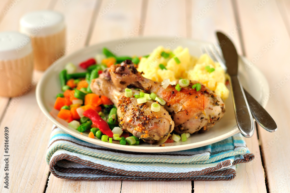 Mustard, Lemon and Rosemary Roast Chicken Mustard, Lemon and Rosemary Roast Chicken
