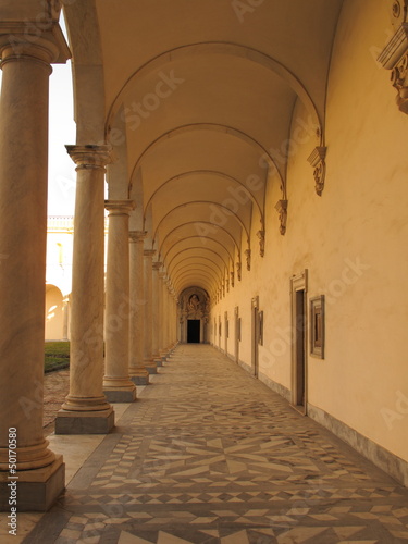 Cloister of San Martino in Naples photo