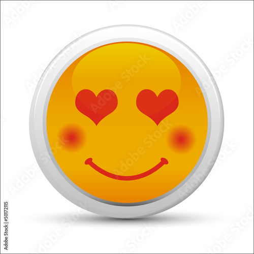 Picto Emoticône Amour
