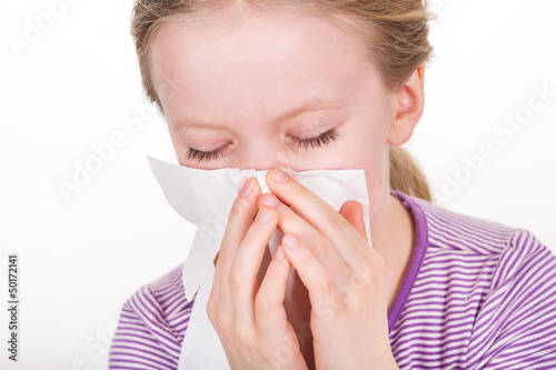 Tissue - illness, runny nose and blowing nose