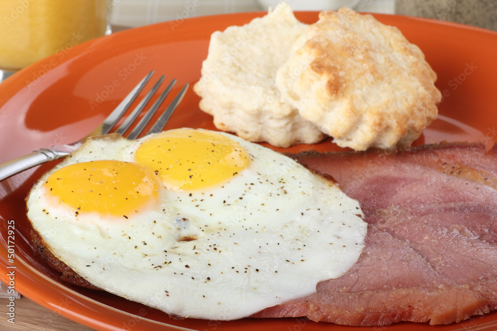 Ham and Egg Breakfast