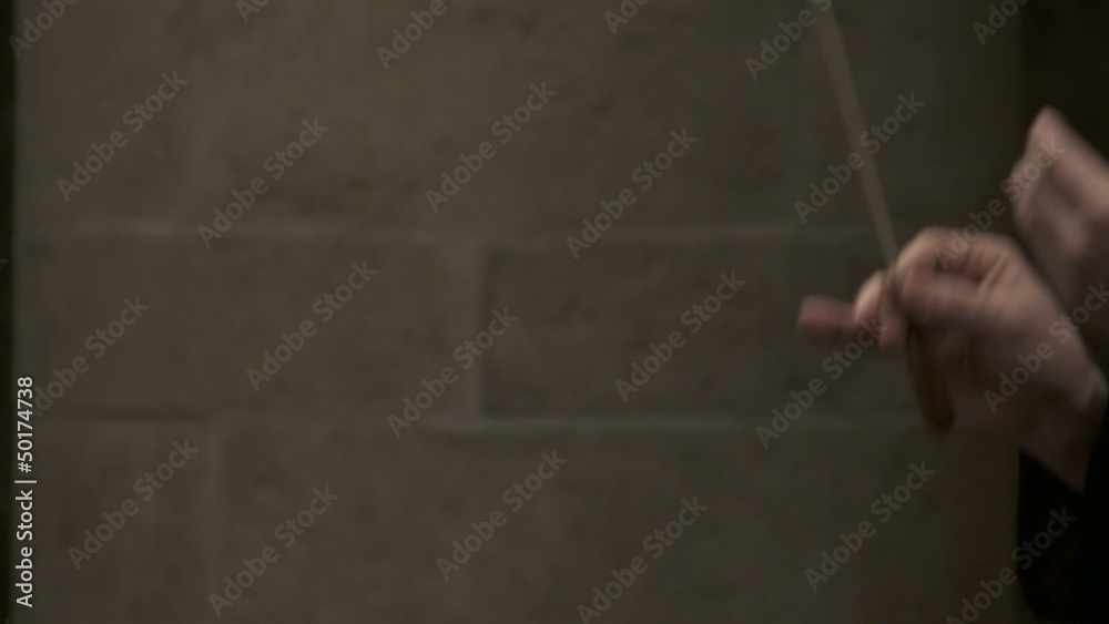 classical music conducting hands close up