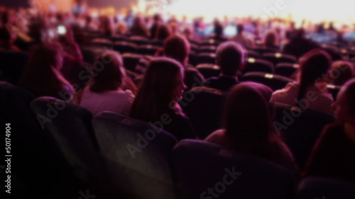 Wallpaper Mural Viewers watching the show. Time lapse. Torontodigital.ca