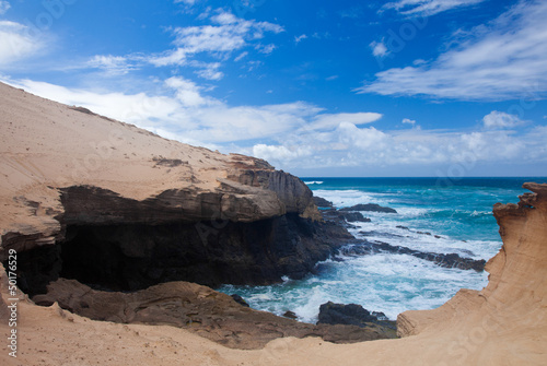 Eroded  west coast of Fuerteventura © Tamara Kulikova