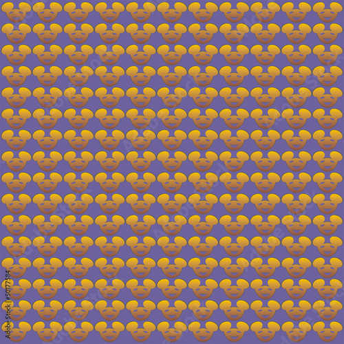 Childhood cartoon figure background pattern