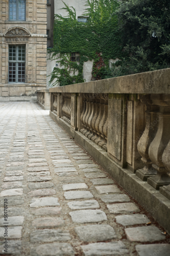 Fototapeta premium balustrade de château