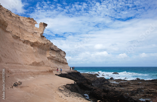 Eroded west coast of Fuerteventura