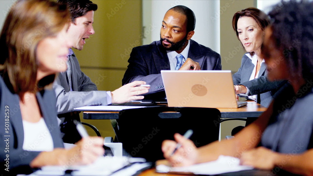 Multi Ethnic Meetings Business Atrium Multi Ethnic Meetings Business Atrium