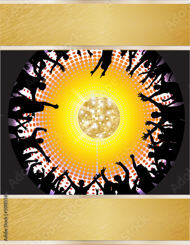 Party people vector background