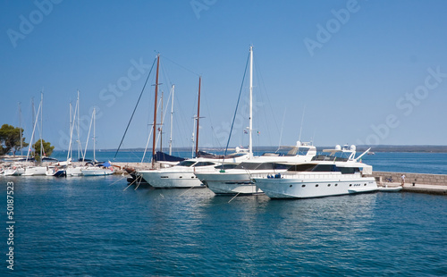 Yacht port. Large island of Brijuni. Croatia © Nikolai Korzhov