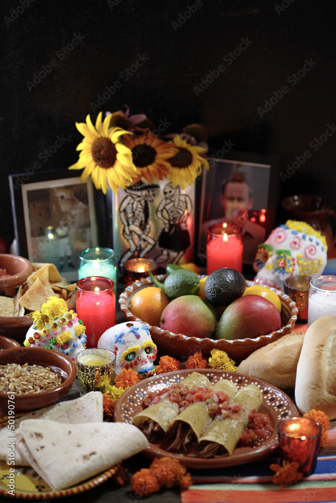 Variety of Mexican celebratory foods Variety of Mexican celebratory foods