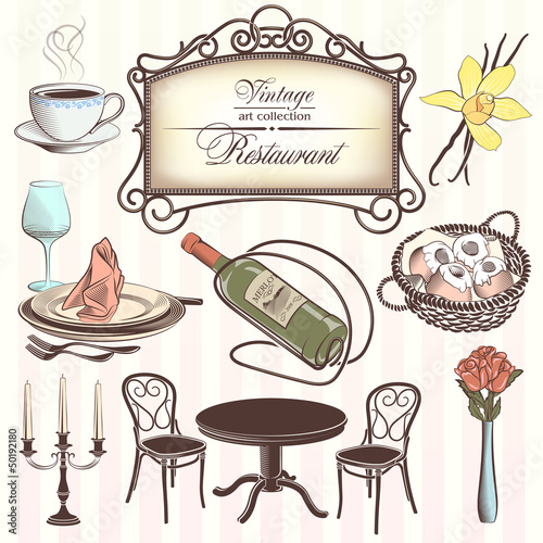 Vintage Elements for Restaurant