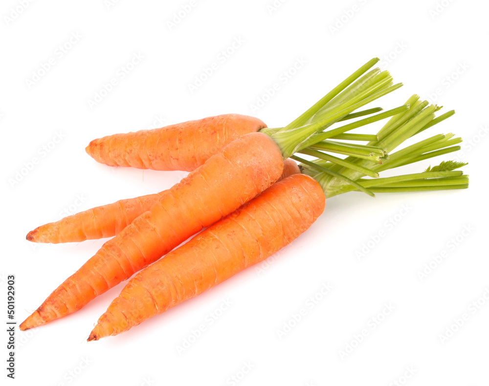 Carrot vegetable with leaves Carrot vegetable with leaves