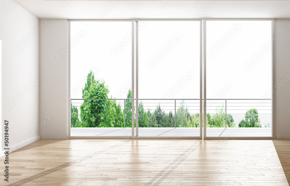 Fototapeta premium Empty living room