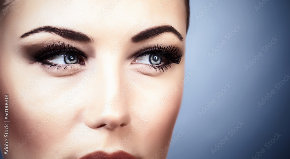 Woman with stylish makeup Woman with stylish makeup