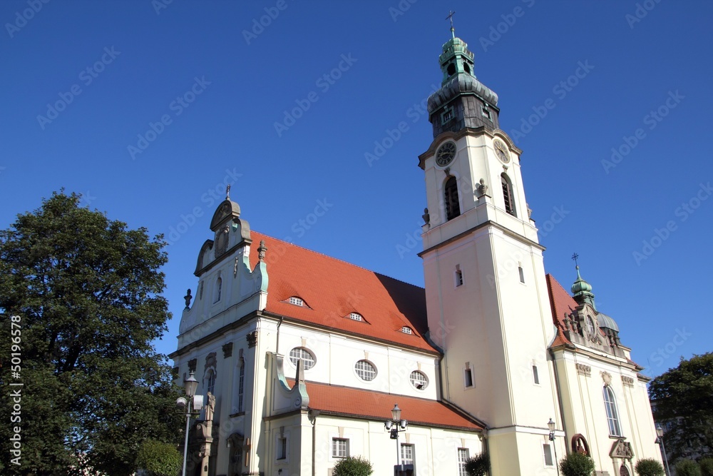 Poland - Bydgoszcz - old baroque revival church