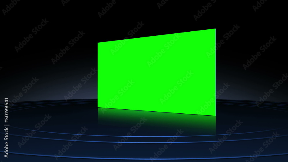 Chroma key spaces hidden into logo
