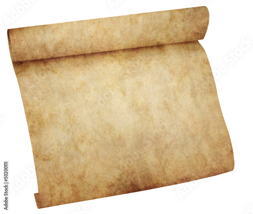 old parchment scroll