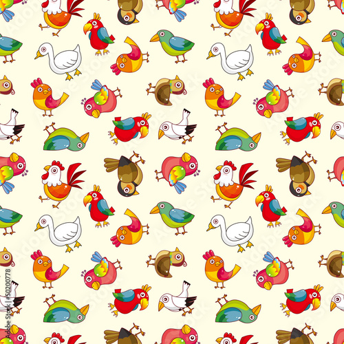 seamless bird pattern