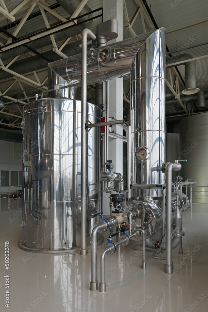 Brewing production - brewhouse, vacuum-evaporator