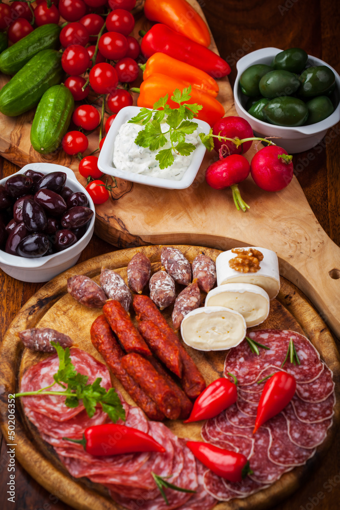 Fototapeta premium Antipasti and Fingerfood