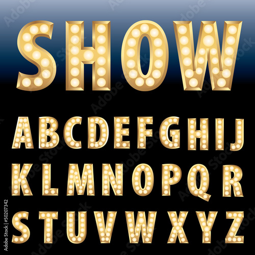show letters