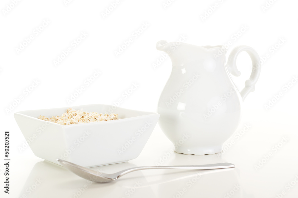 Rolled oats with milk Rolled oats with milk