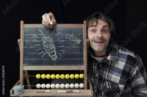 blackboard idea photo