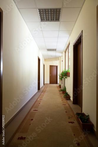 Corridor in hotel