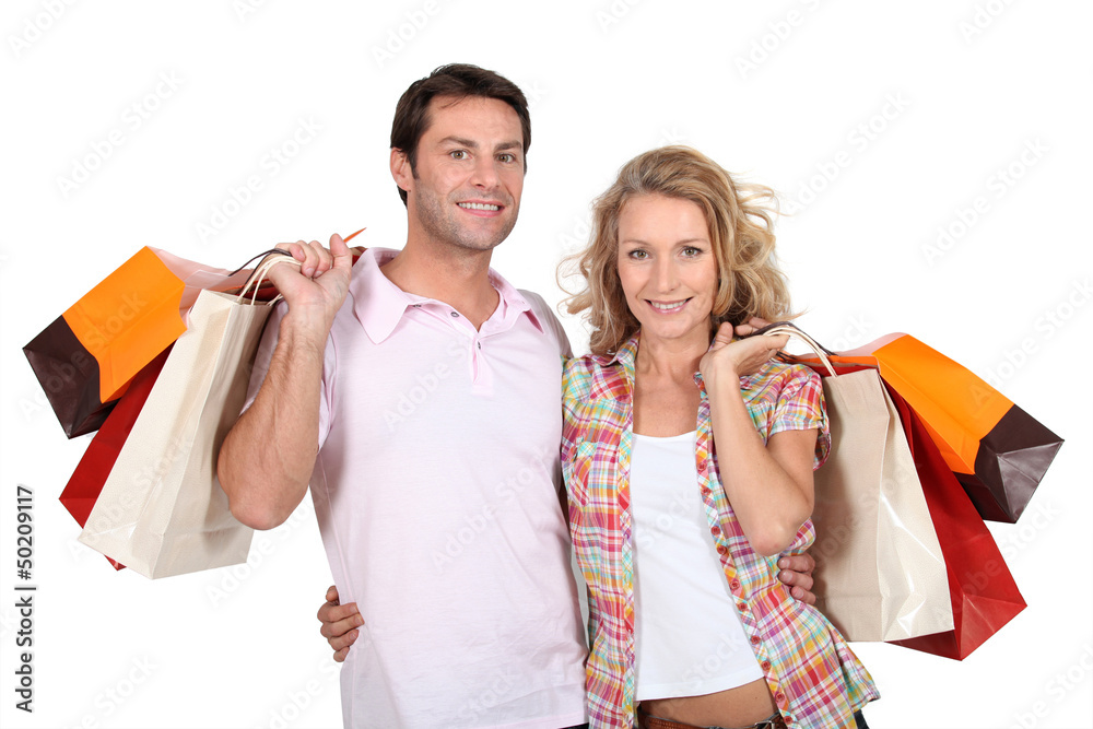 couple shopping together couple shopping together