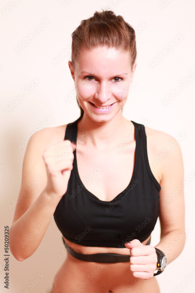 sportliche Frau sportliche Frau