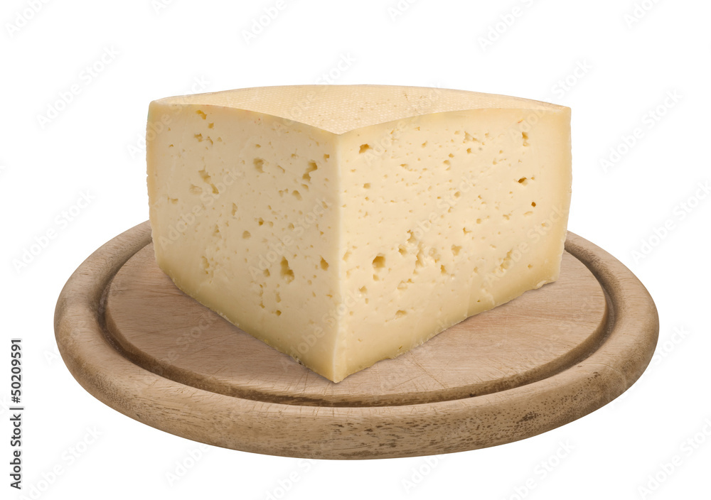 quarter of a form of Asiago cheese