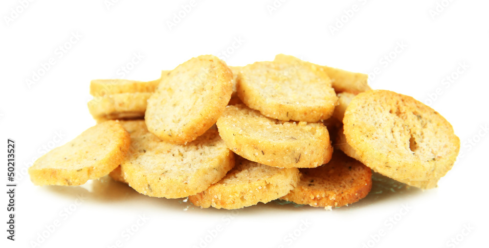 Crackers isolated on white Crackers isolated on white