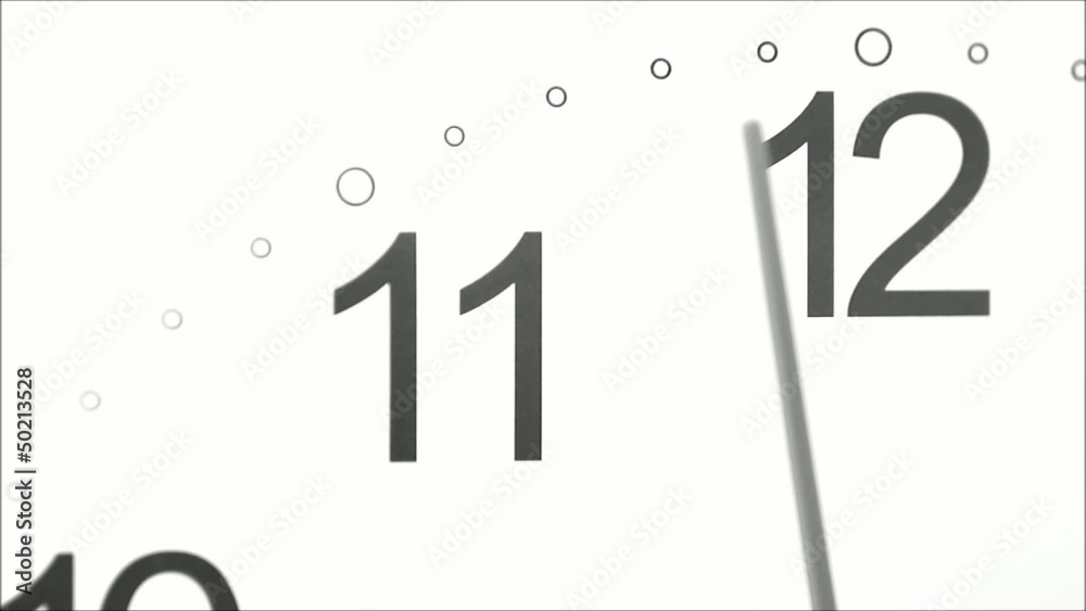 zeit vergeht - uhr - elf - zwölf - zeiger - sekunden zeit vergeht - uhr - elf - zwölf - zeiger - sekunden