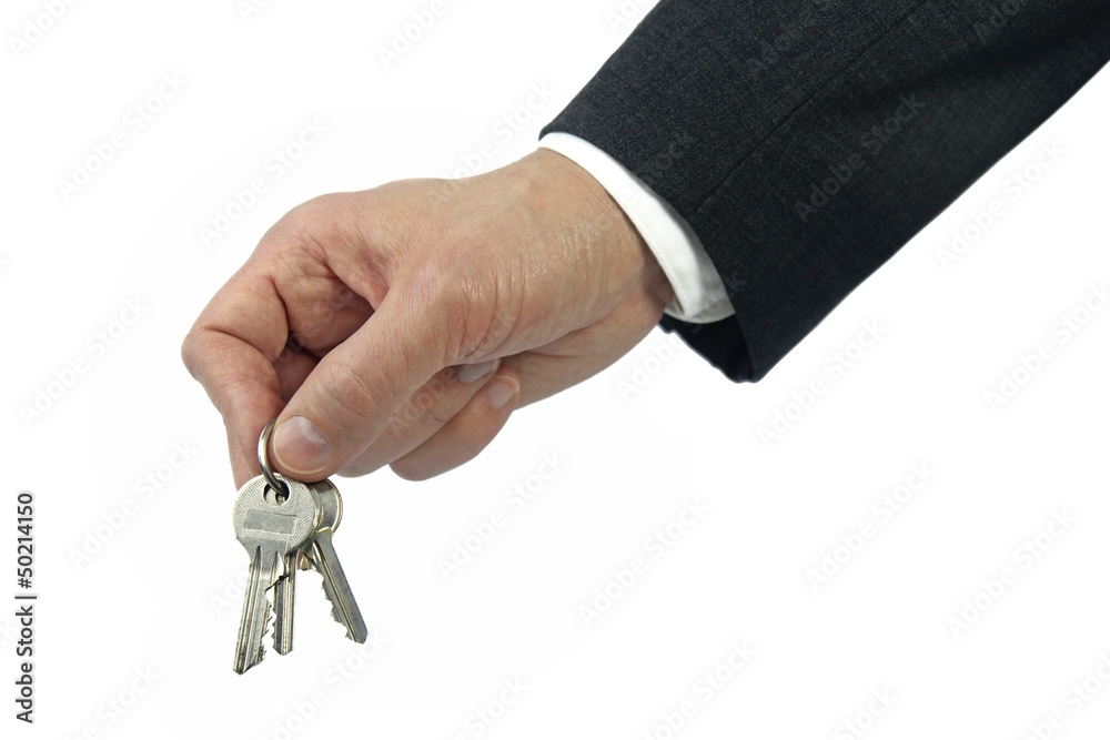 business hand holding keys business hand holding keys