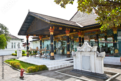 Kraton Sultan Palace a living Museum of Javanese culture. Indone photo