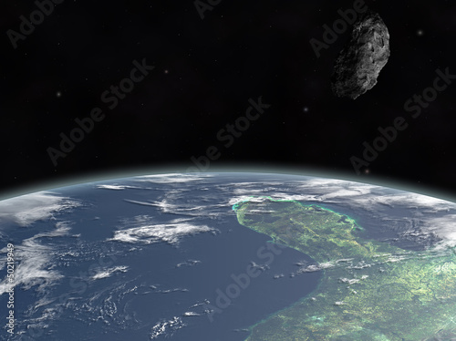 Asteroid on Yucatan photo