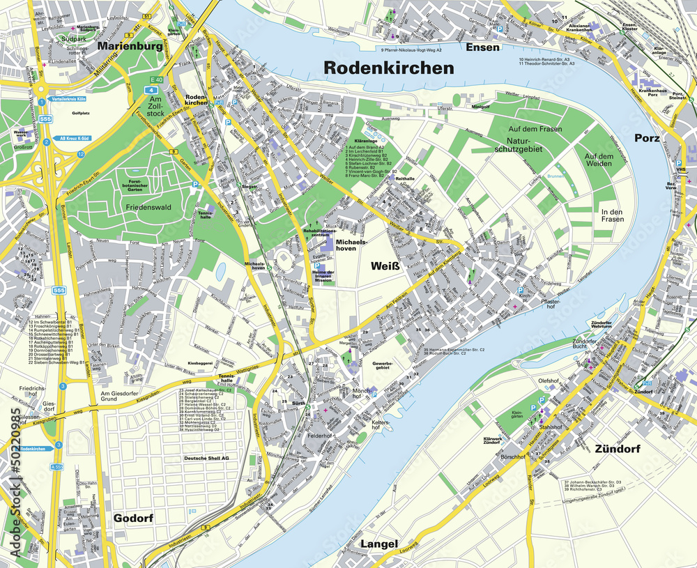 Obraz premium City_Rodenkirchen